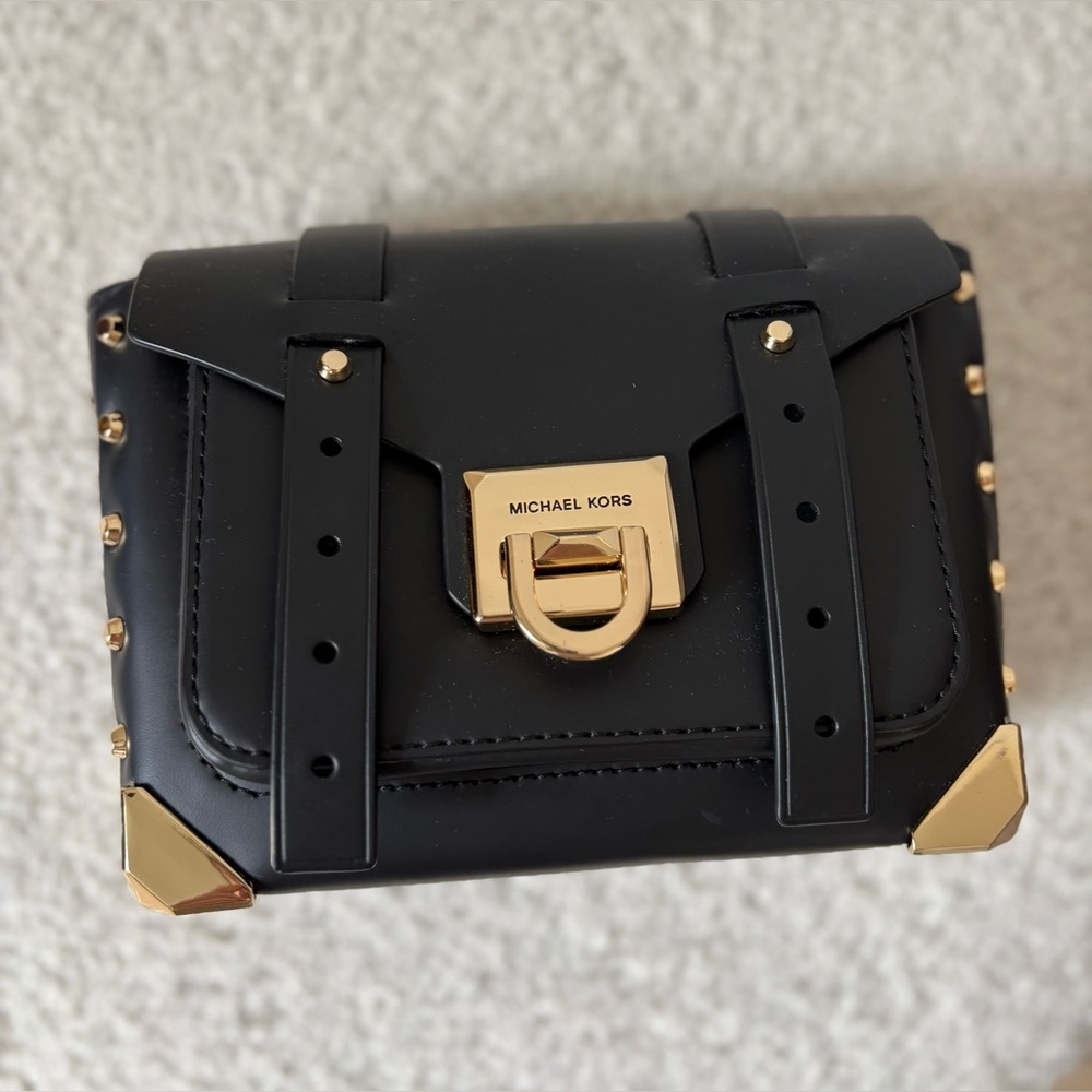 🔥100% Authentic MICHAEL KORS Manhattan Small Messenger Crossbody Bag 🔥 - Picture 11 of 11